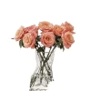 Irregular-shaped flower arrangement hydroponic vase at half price, living room decoration money bag size sense glass Item Picture